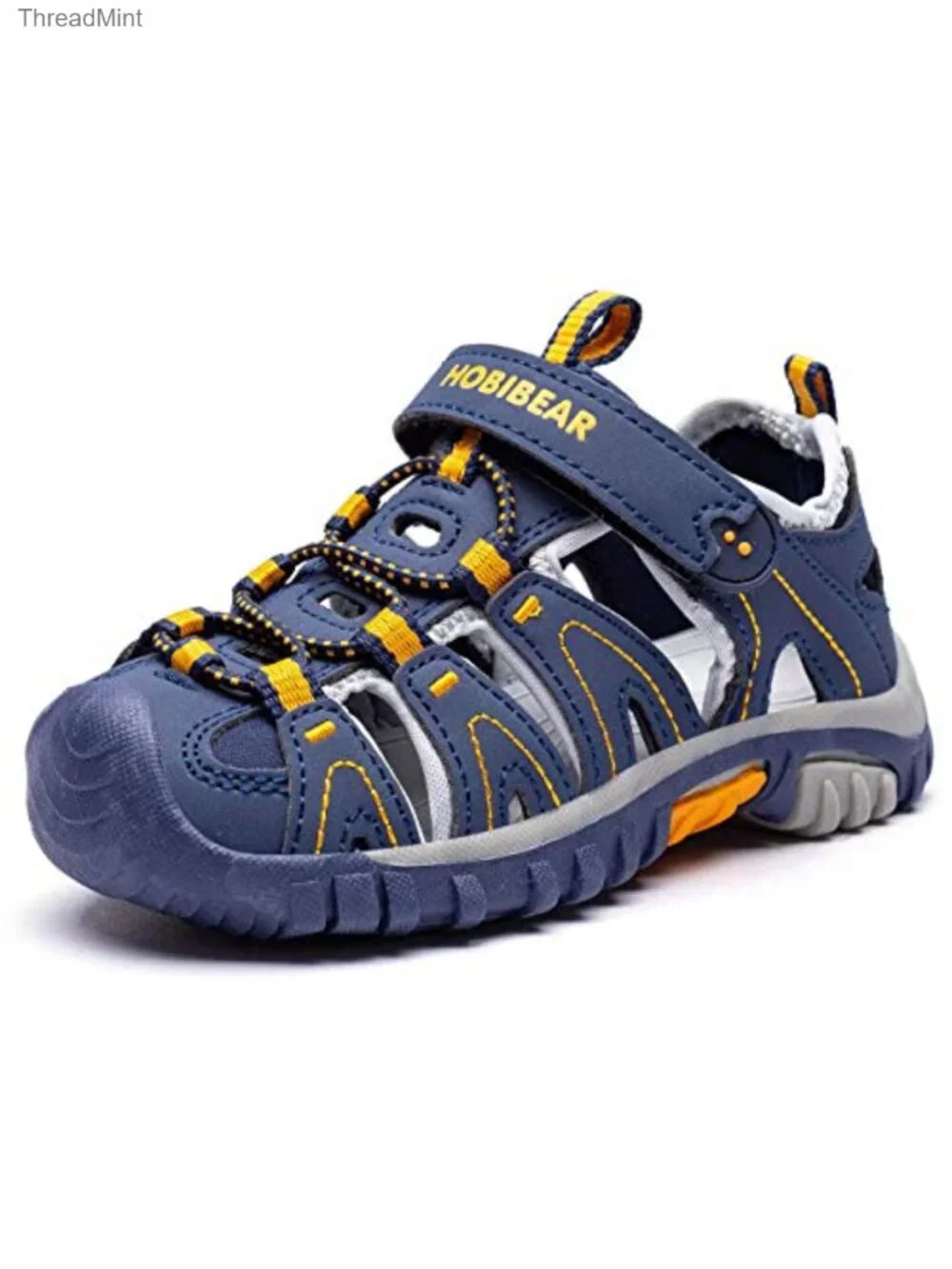 Boys Girls Closed-Toe Water Sandals Athletic Outdoor Hook & Loop